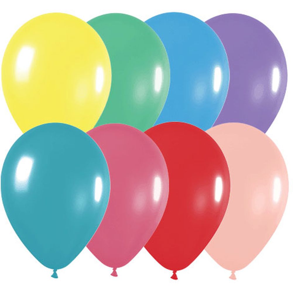 Sempertex 5" Fashion Festive Assortment Latex Balloons (100ct)