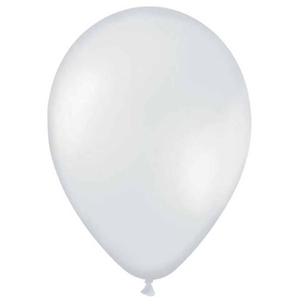 Sempertex 5" Fashion White Latex Balloons (100ct)