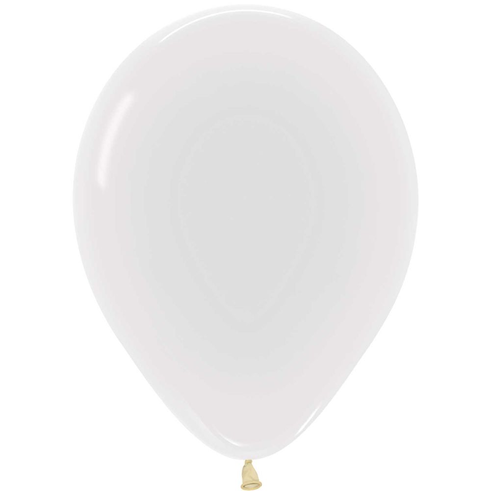 Sempertex 5" Crystal Clear Latex Balloons (100ct)