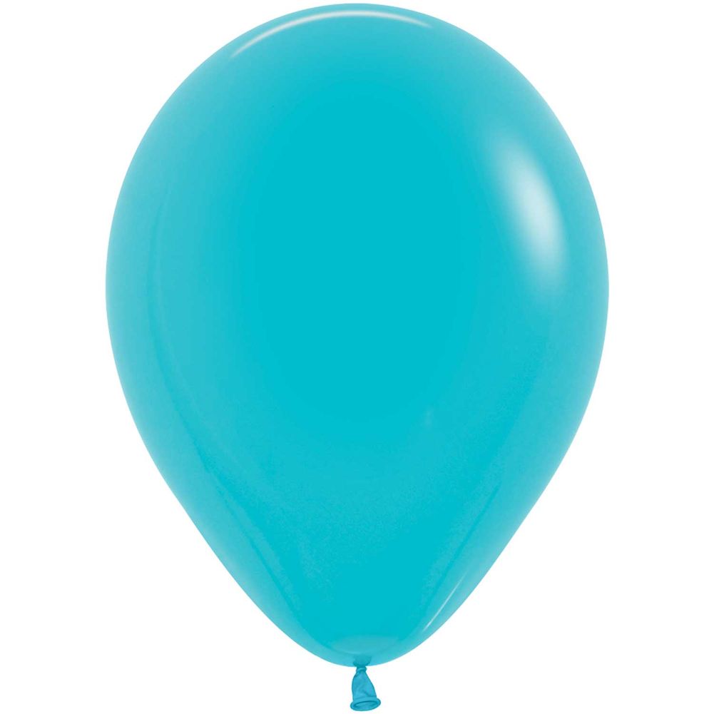 Sempertex 5" Deluxe Turquoise Blue Latex Balloons (100ct)