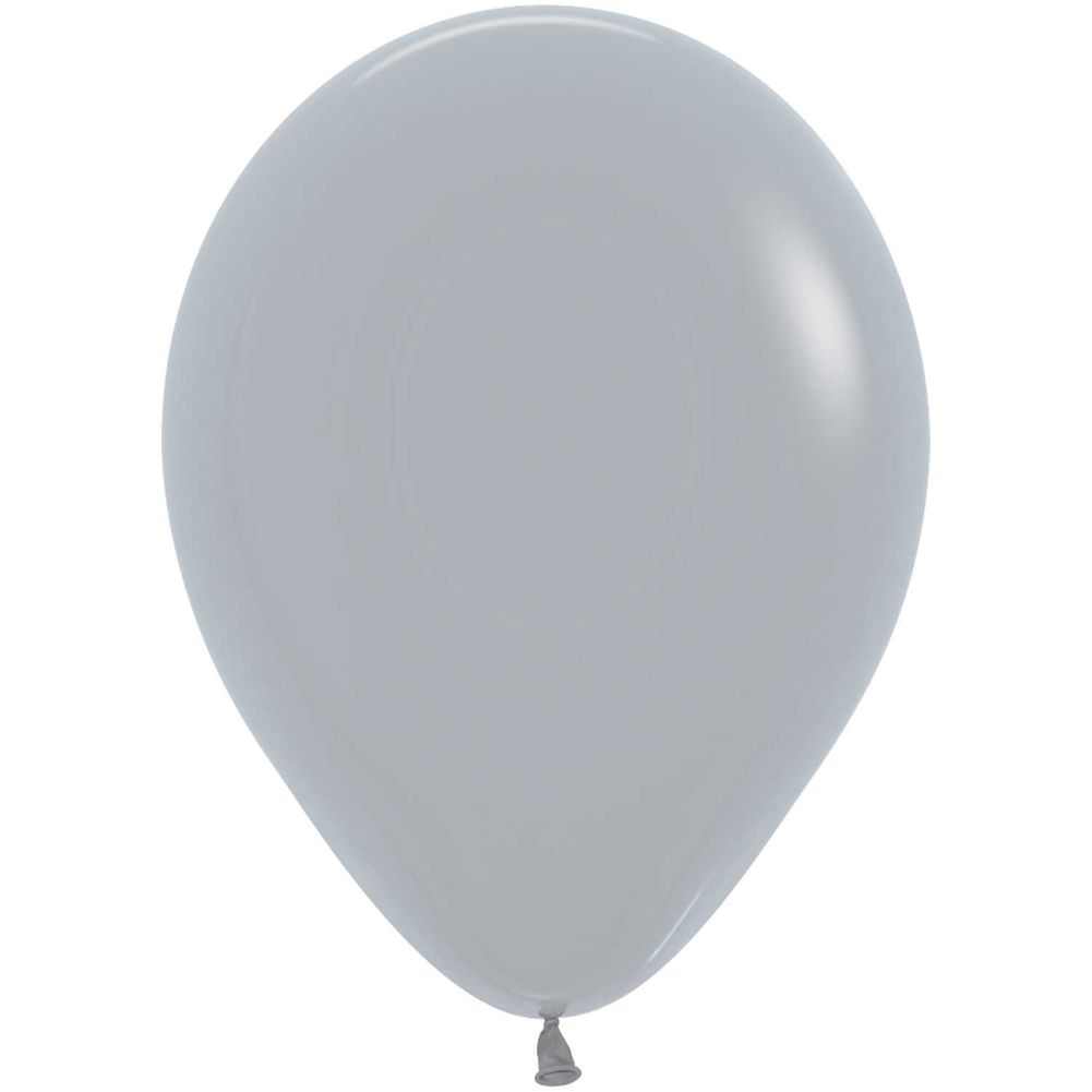 Sempertex 5" Deluxe Gray Latex Balloons (100ct)