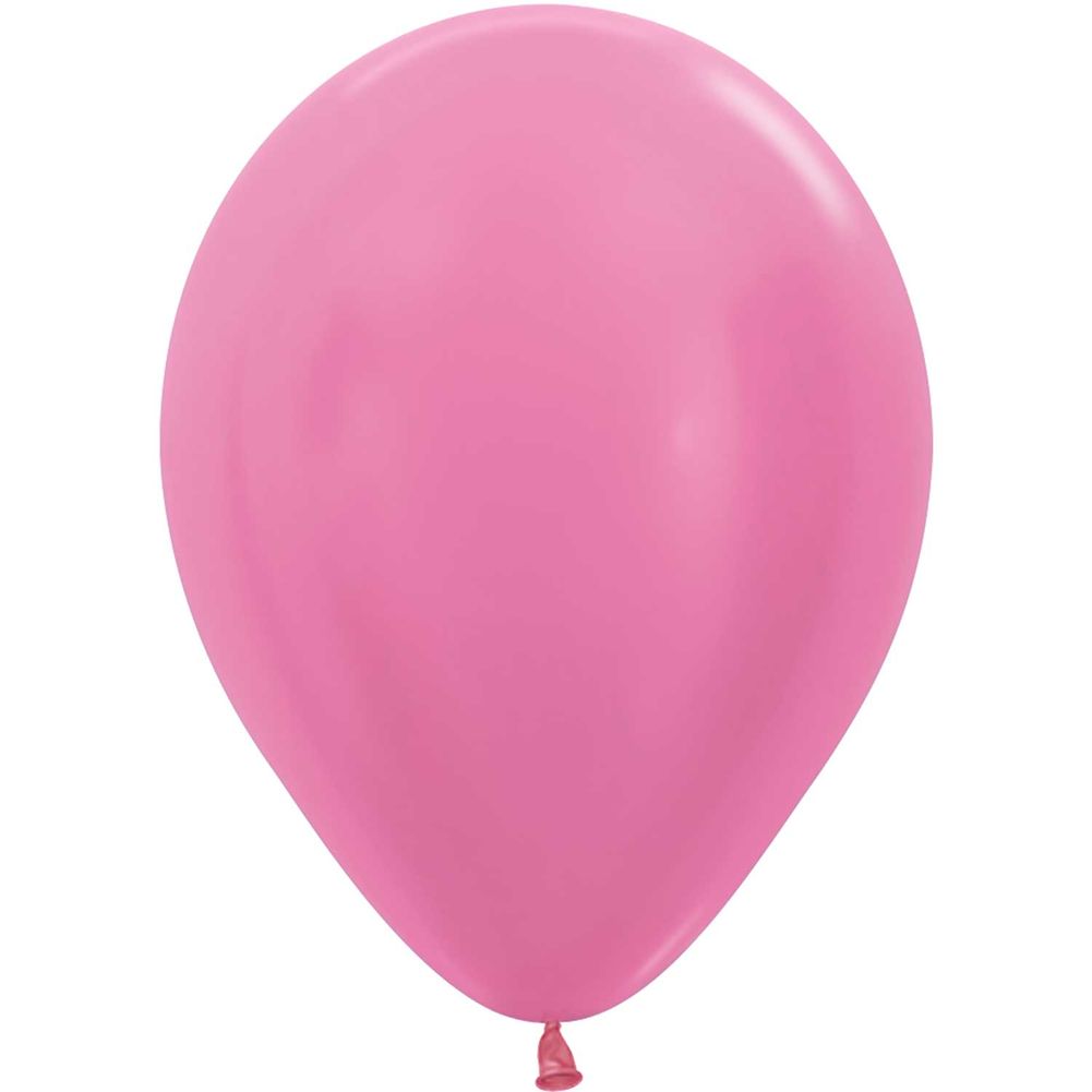 Sempertex 5" Pearl Fuchsia Latex Balloons (100ct)