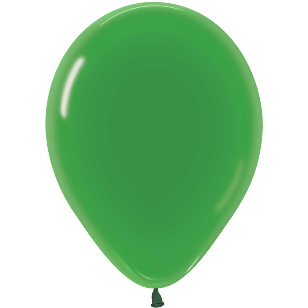 Sempertex 5" Crystal Green Latex Balloons (100ct)