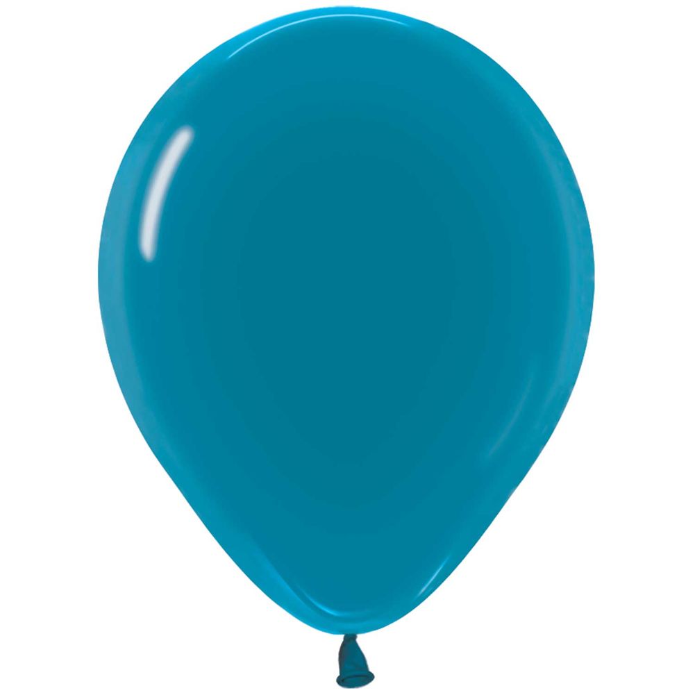 Sempertex 5" Crystal Turquoise Blue Latex Balloons (100ct)