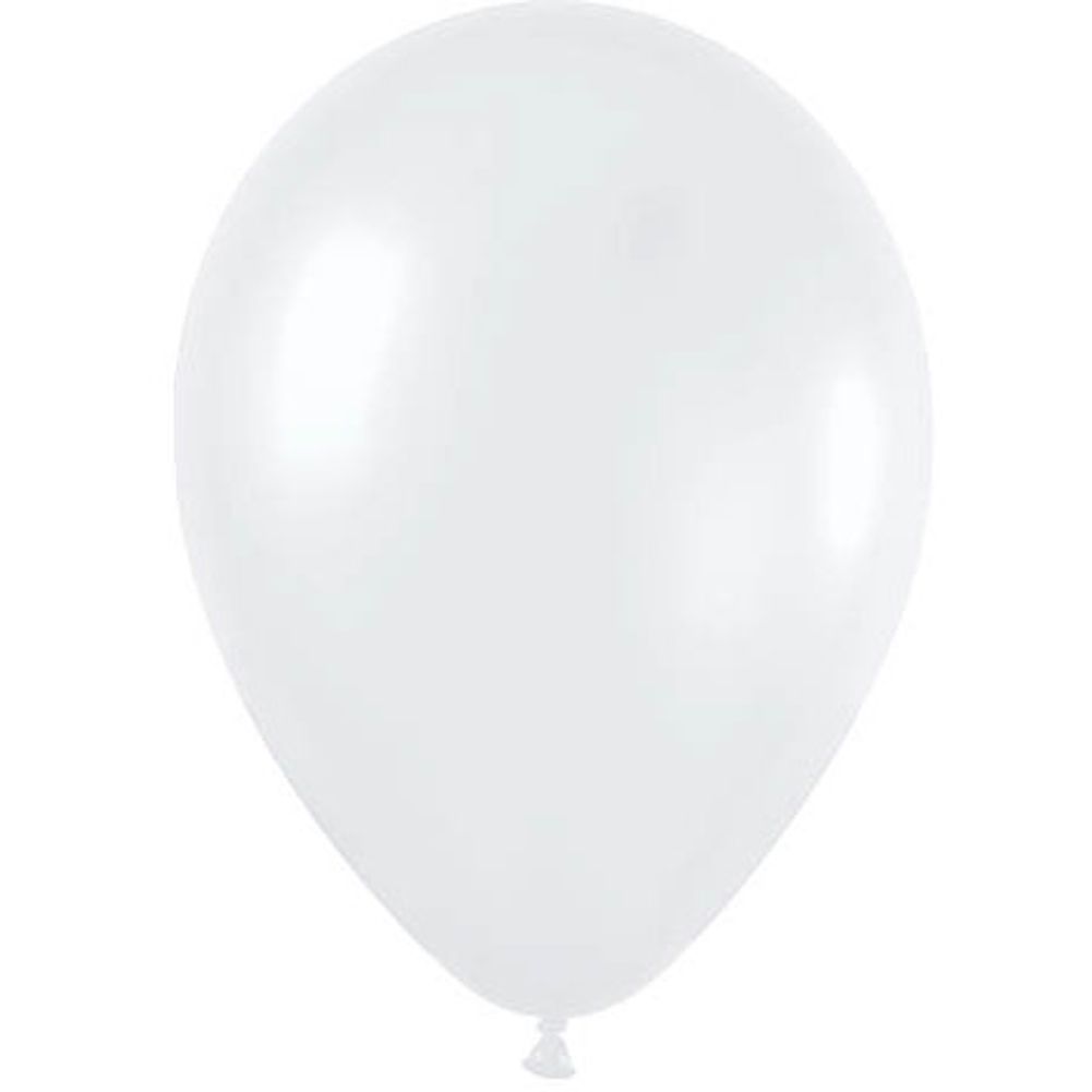 Sempertex 5" Pearl White Latex Balloons (100ct)