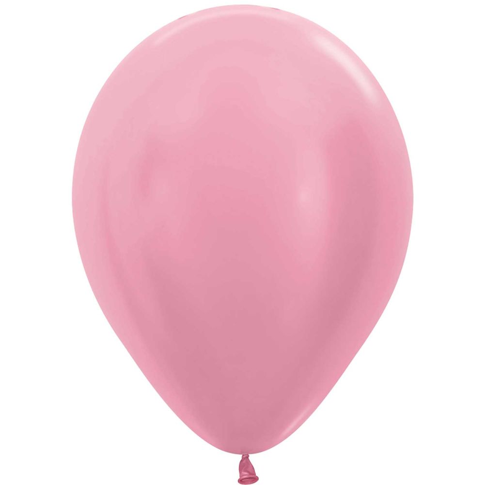 Sempertex 5" Pearl Pink Latex Balloons (100ct)