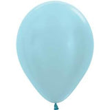 Sempertex 11" Pearl Blue Latex Balloons (100ct)