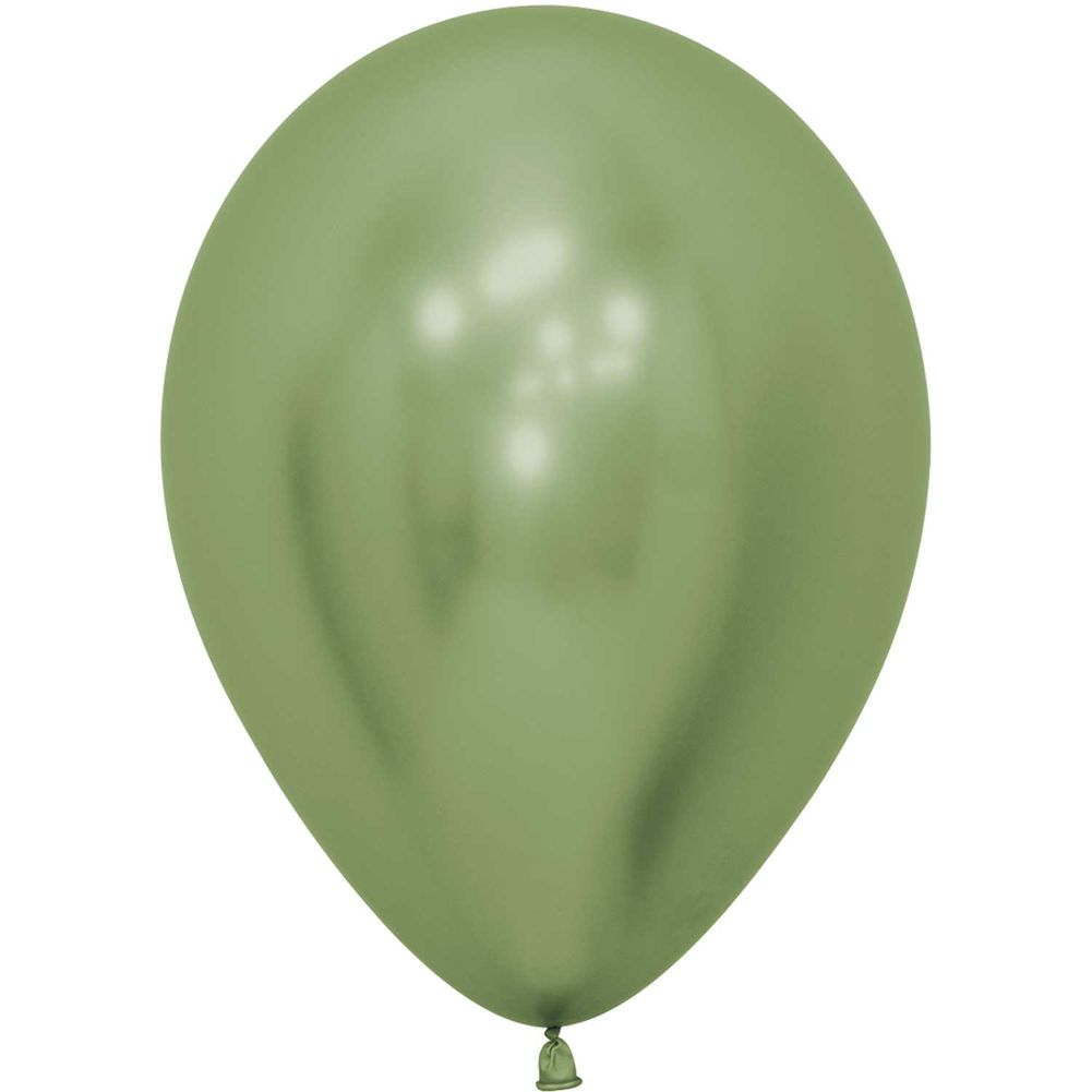 Sempertex 5" Reflex Lime Green Latex Balloons (100ct)