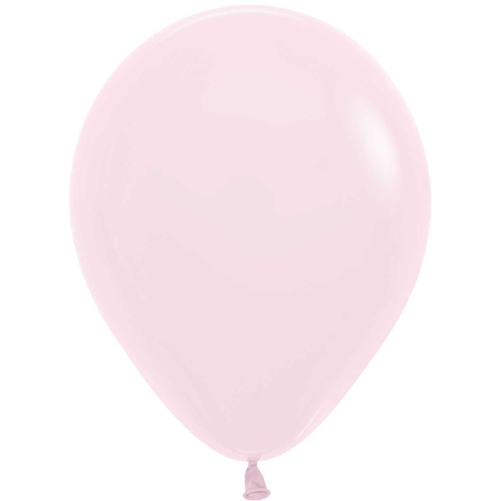 Sempertex 5" Pastel Matte Pink Latex Balloons (100ct)