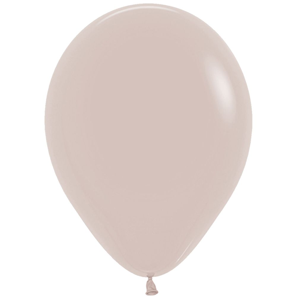 Sempertex 5" Deluxe White Sand Latex Balloons (100ct)