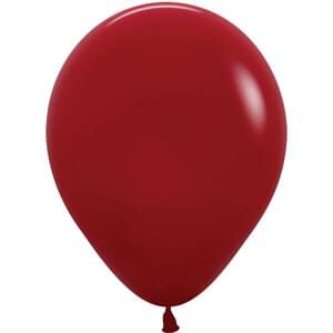 Sempertex 5" Deluxe Imperial Red Latex Balloons (100ct)