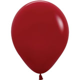 Sempertex 5" Deluxe Imperial Red Latex Balloons (100ct)