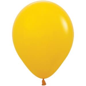 Sempertex 5" Deluxe Honey Yellow Latex Balloons (100ct)