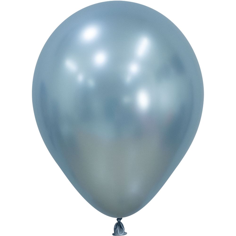 Sempertex 5" Silk Arctic Blue Latex Balloons (100ct)