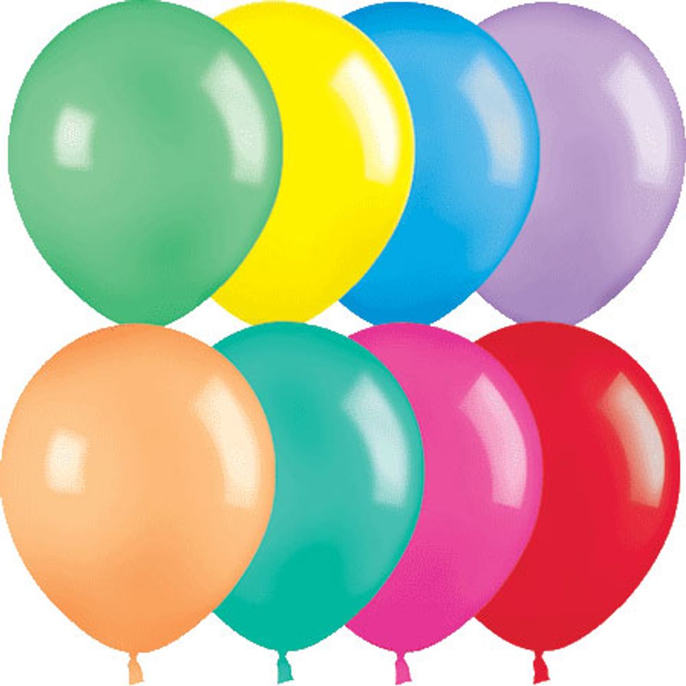 Sempertex 11" Fashion Festive Assortment Latex Balloons (100ct)