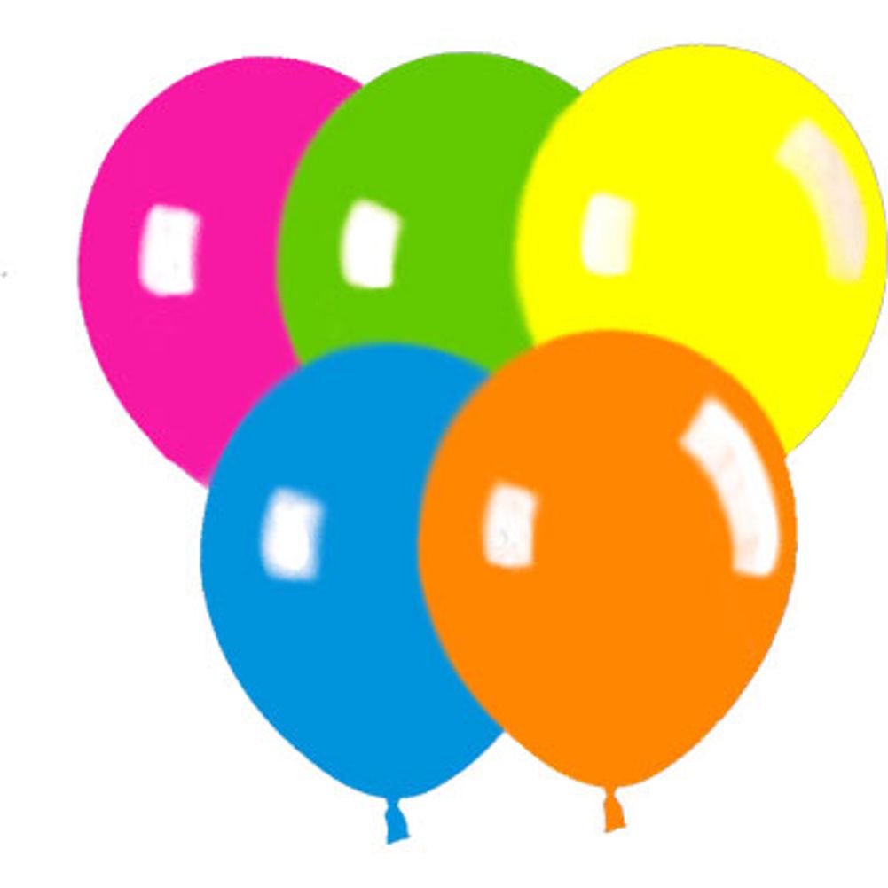 Sempertex 11" Neon Assortment Latex Balloons (100ct)