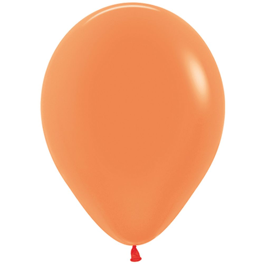 Sempertex 11" Neon Orange Latex Balloons (100ct)