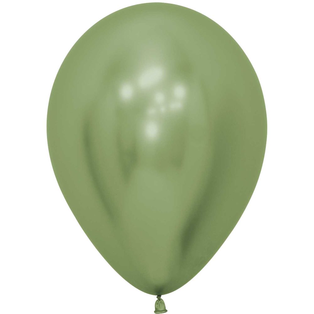 Sempertex 11" Reflex Lime Green Latex Balloons (50ct)