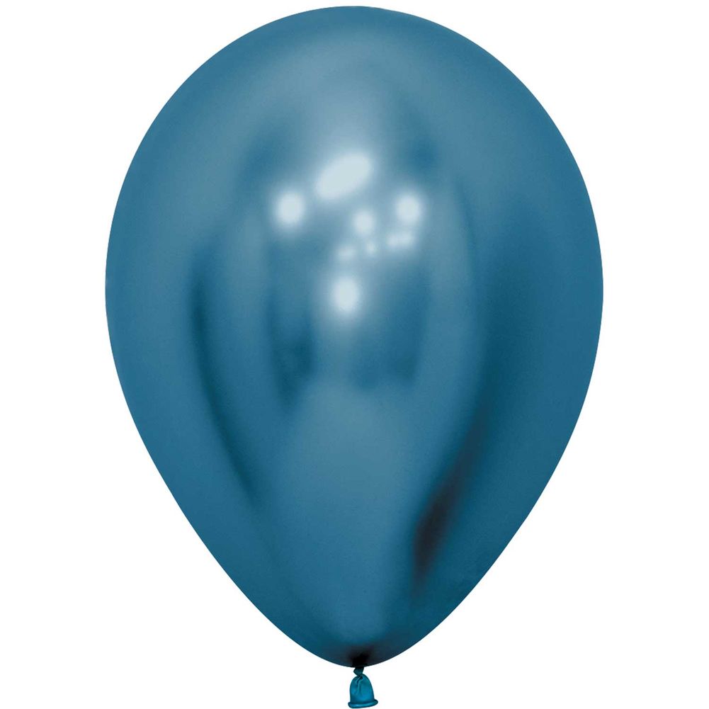 Sempertex 11" Reflex Blue Latex Balloons (50ct)