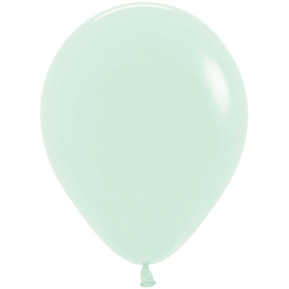 Sempertex 11" Pastel Matte Green (100/Bag)