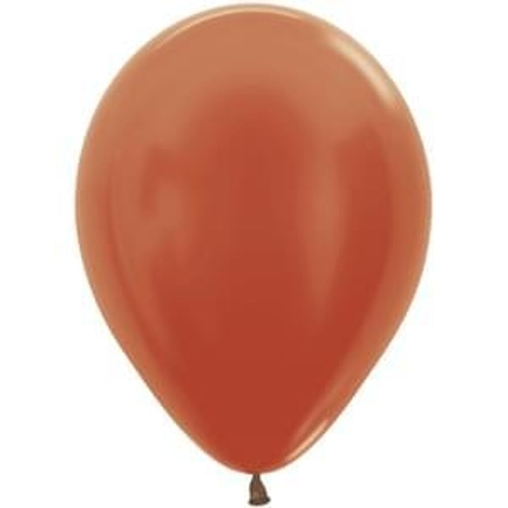 Sempertex 11" Metallic Copper Latex Balloons (100ct)