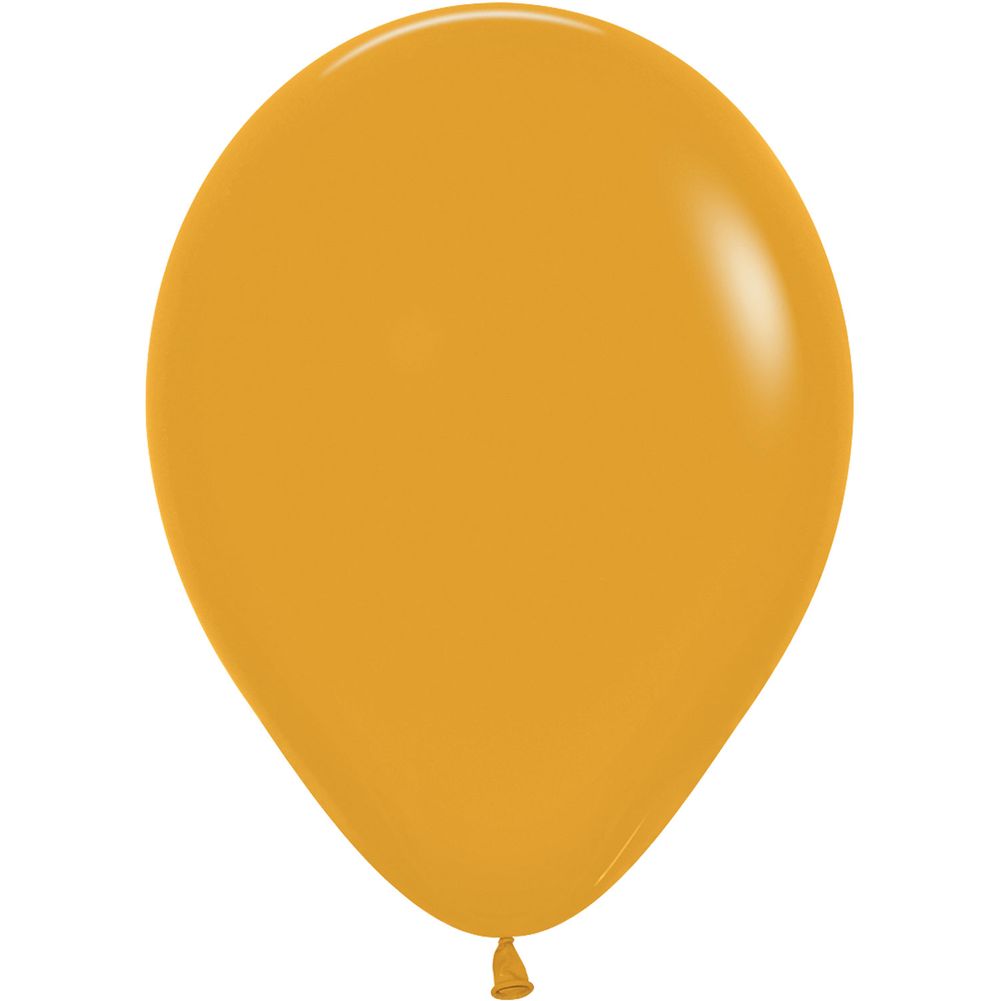 Sempertex 11" Deluxe Mustard Latex Balloons (100ct)