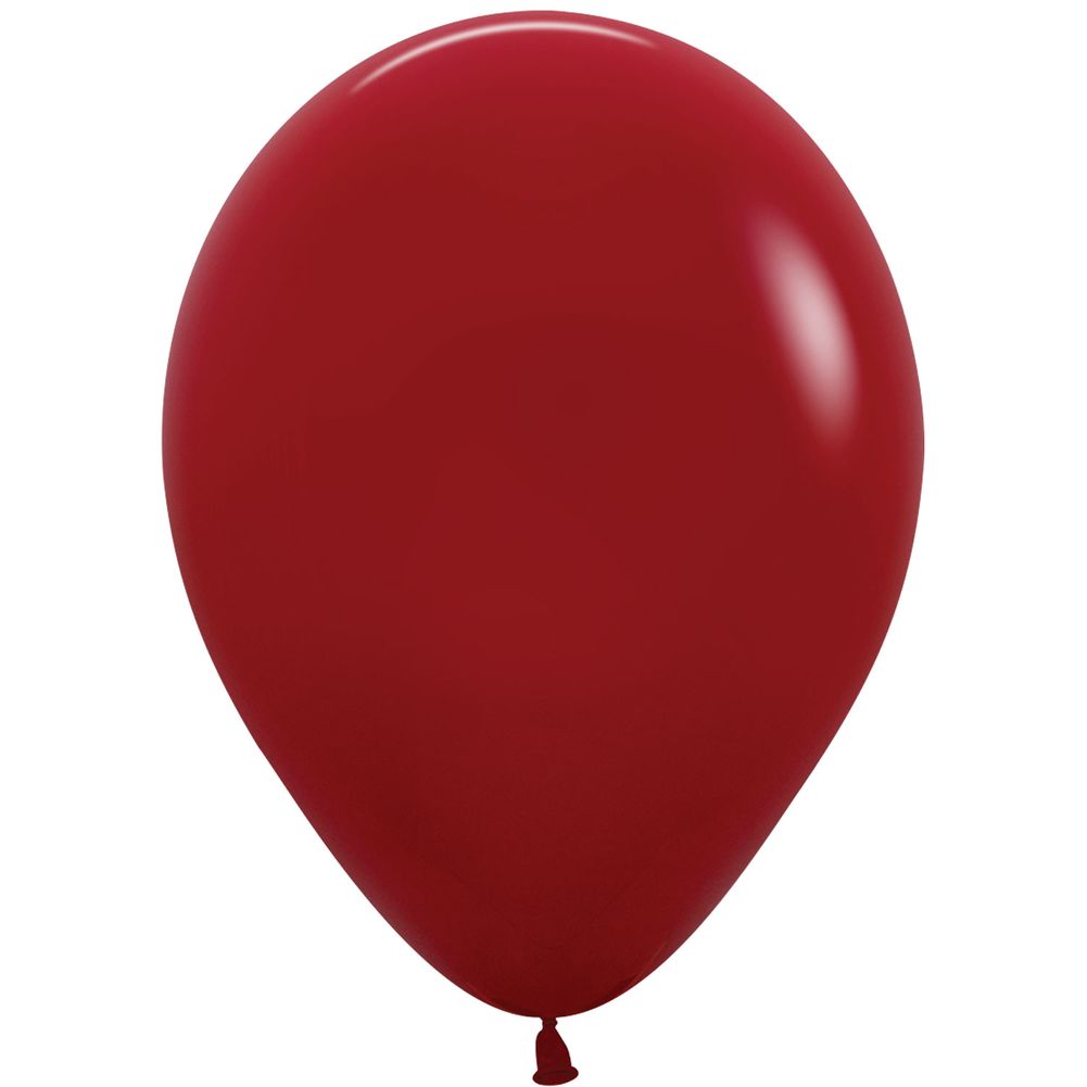 Sempertex 11" Deluxe Imperial Red Latex Balloons (100ct)