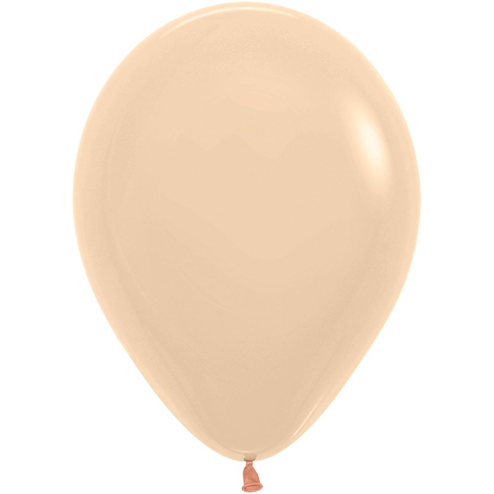 Sempertex 11" Pastel Matte Malibu Peach Latex Balloons (100ct)
