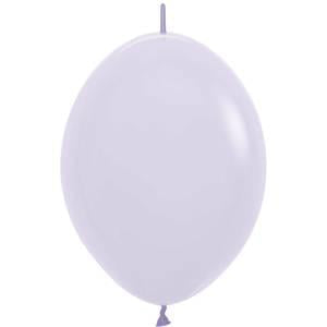 Sempertex 6" Pastel Matte Lilac Link-O-Loon Latex Balloons (50ct)