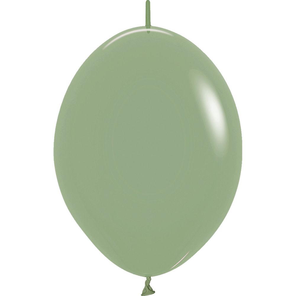 Sempertex 6" Deluxe Eucalyptus Link-O-Loon Latex Balloons (50ct)