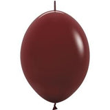 Sempertex 12" Deluxe Merlot Link-O-Loon Latex Balloons (50ct)