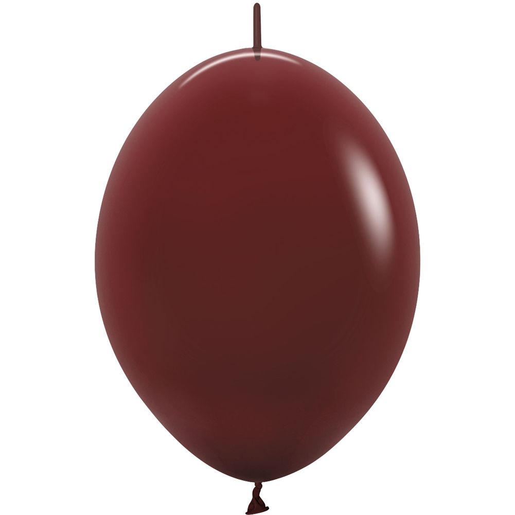 Sempertex 12" Deluxe Merlot Link-O-Loon Latex Balloons (50ct)