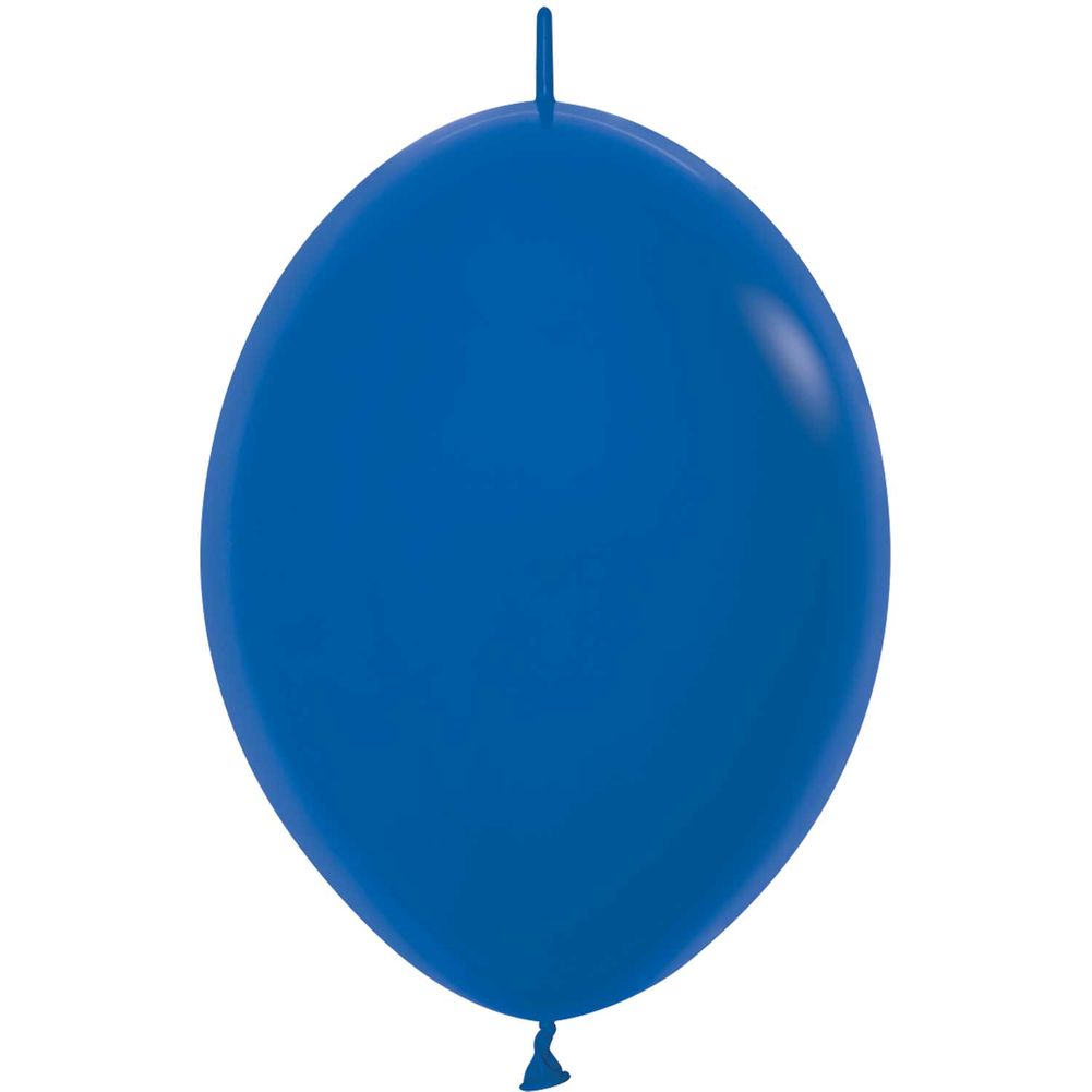 Sempertex 6" Fashion Royal Blue Link-O-Loon Latex Balloons (50ct)