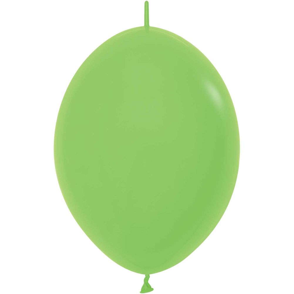 Sempertex 6" Deluxe Key Lime Green Link-O-Loon Latex Balloons (50ct)