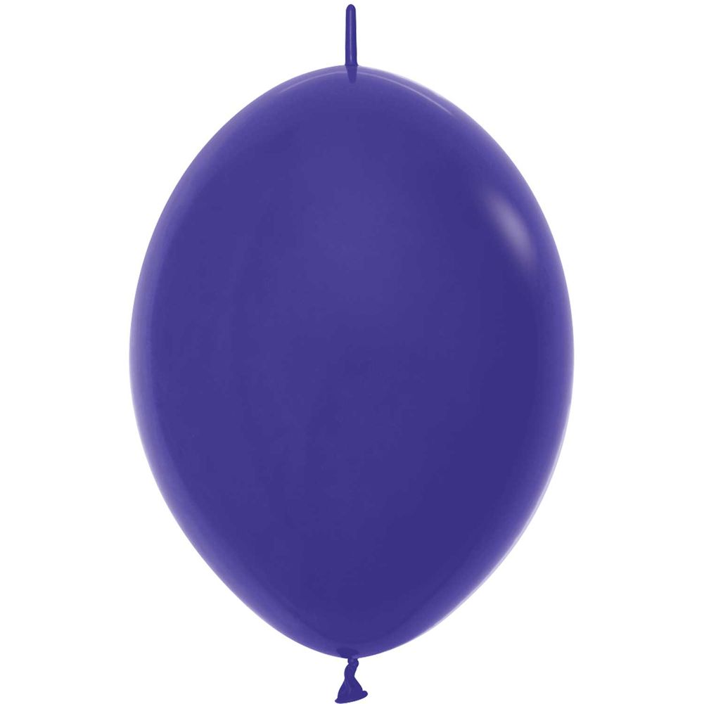 Sempertex 6" Fashion Violet Link-O-Loons Latex Balloons (50ct)