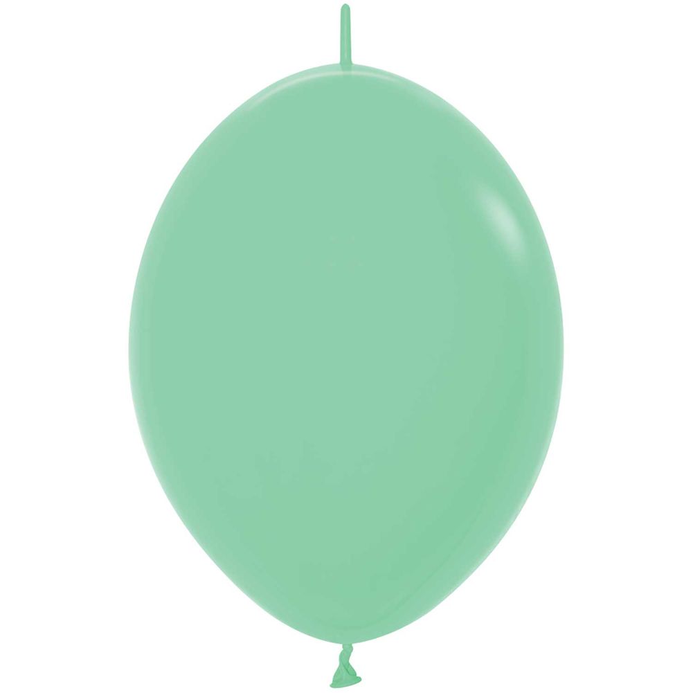 Sempertex 6" Deluxe Mint Green Link-O-Loon Latex Balloons (50ct)