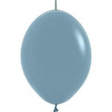 Sempertex 6" Pastel Dusk Blue Link-O-Loon Latex Balloons (50ct)