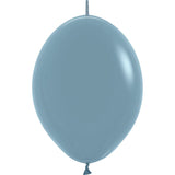 Sempertex 6" Pastel Dusk Blue Link-O-Loon Latex Balloons (50ct)
