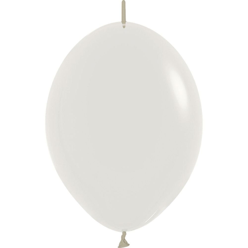 Sempertex 6" Pastel Dusk Cream Link-O-Loon Latex Balloons (50ct)