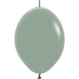 Sempertex 6" Pastel Dusk Laurel Green Link-O-Loon Latex Balloons (50ct)