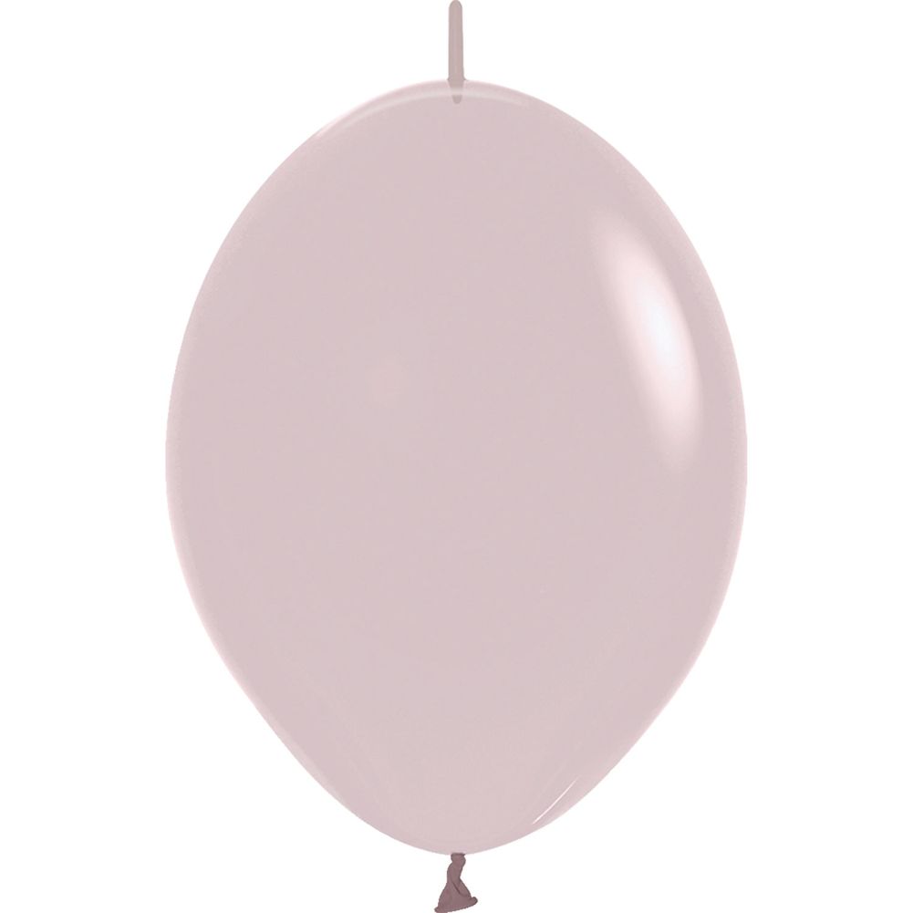 Sempertex 6" Pastel Dusk Rose Link-O-Loon Latex Balloons (50ct)