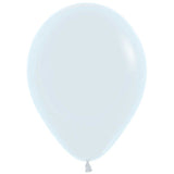 Sempertex 18" Fashion White Latex Balloons (25ct)
