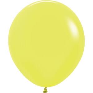 Sempertex 18" Neon Yellow Latex Balloons (25ct)