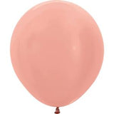 Sempertex 18" Metallic Rose Gold Latex Balloons (25ct)