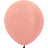 Sempertex 18" Metallic Rose Gold Latex Balloons (25ct)