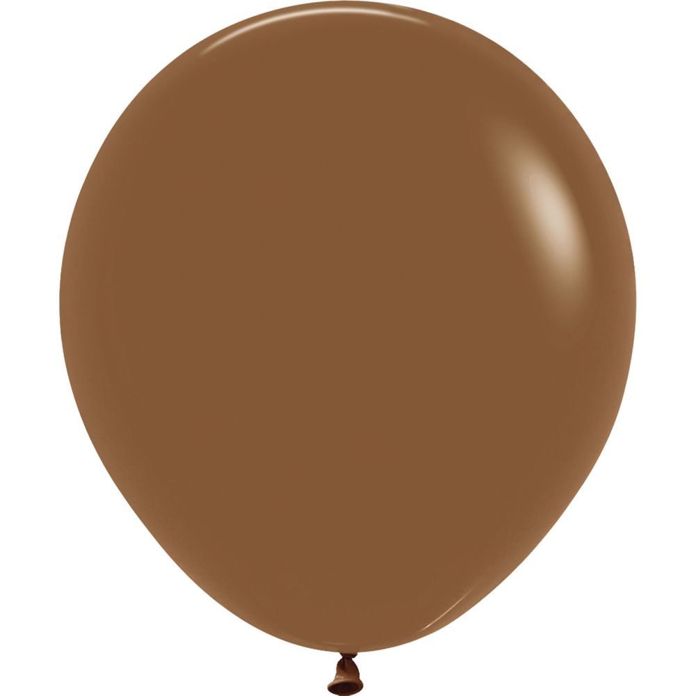 Sempertex 18" Deluxe Coffee Latex Balloons (25ct)