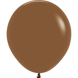 Sempertex 18" Deluxe Coffee Latex Balloons (25ct)