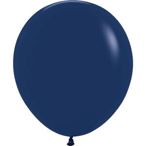Sempertex 18" Fashion Navy Blue Latex Balloons (25ct)