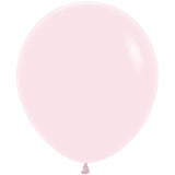 Sempertex 18" Pastel Matte Pink Latex Balloons (25ct)