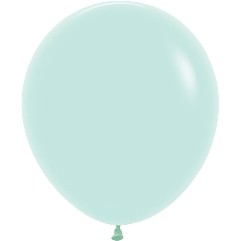 Sempertex 18" Pastel Matte Green Latex Balloons (25ct)